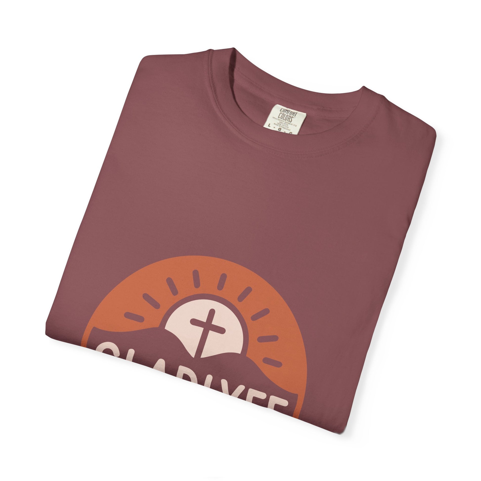 Sunrise Faith T-shirt | Unisex Garment-Dyed Tee | Christian Apparel, Inspirational Shirt, Casual Everyday Wear, Gifts for Him/Her