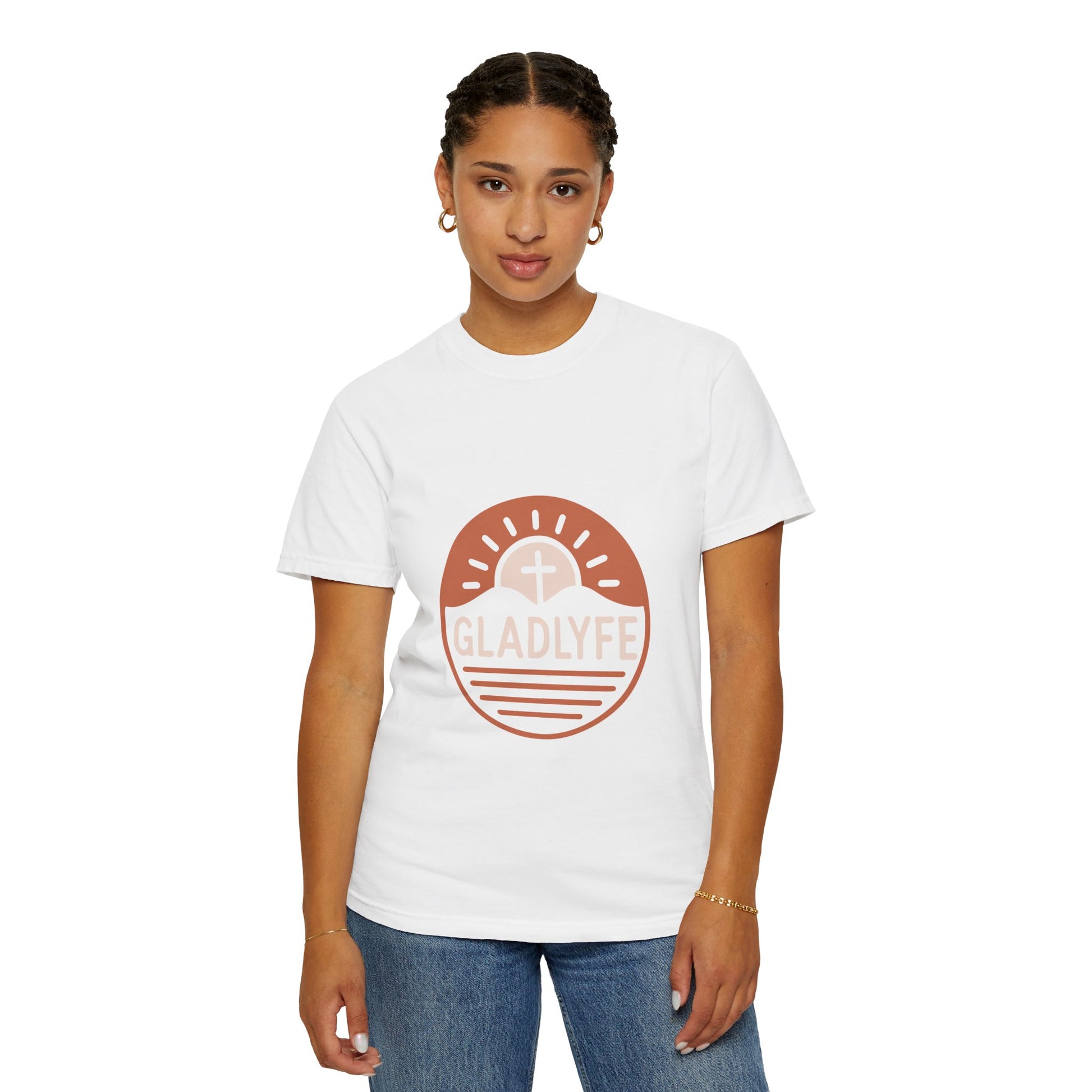 Sunrise Faith T-shirt | Unisex Garment-Dyed Tee | Christian Apparel, Inspirational Shirt, Casual Everyday Wear, Gifts for Him/Her
