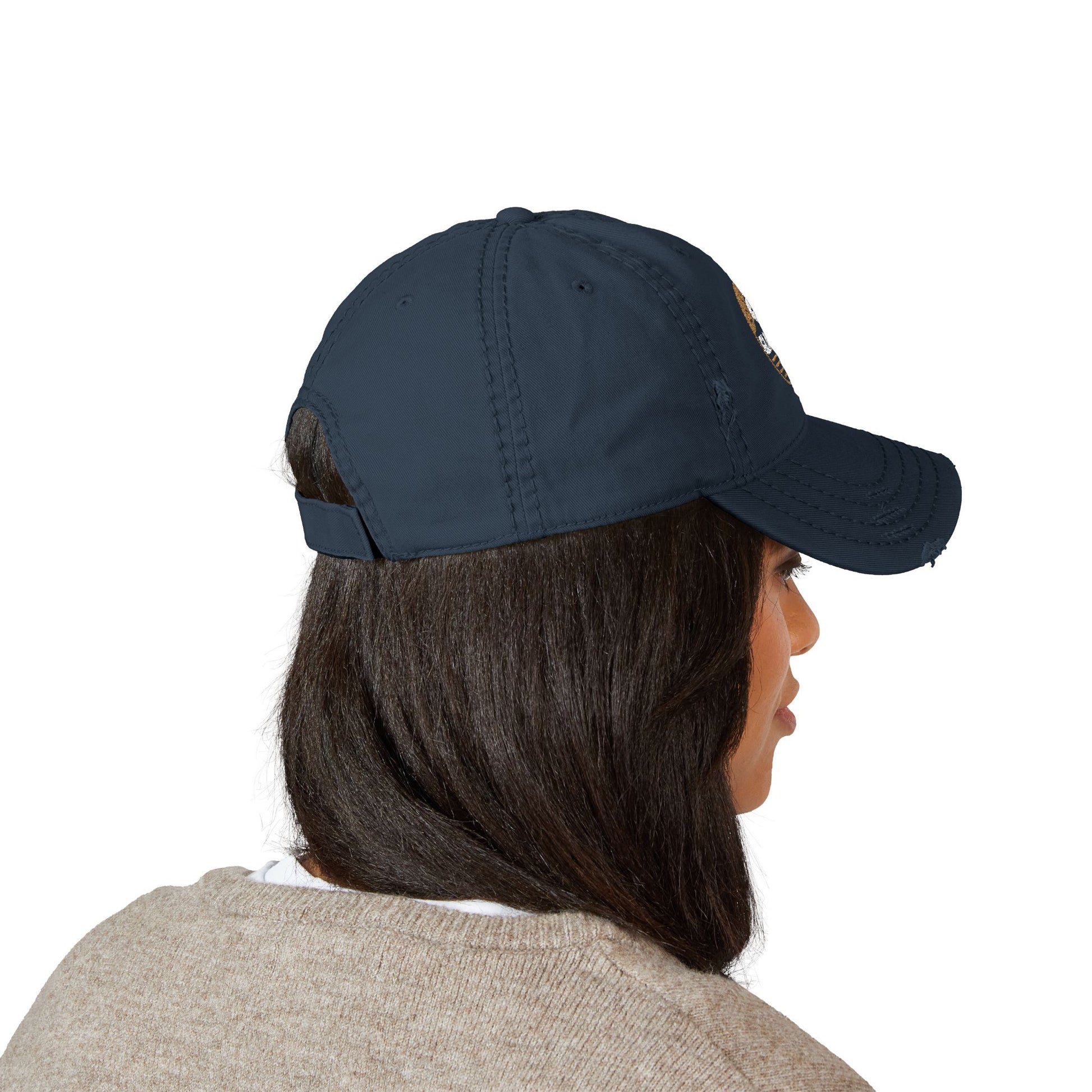 Distressed Dad Hat with Gladlyfe Embroidery | Casual Style Cap for Outdoor Adventures, Gifts for Dads, Trendy Accessory, Summer Hat, [...]