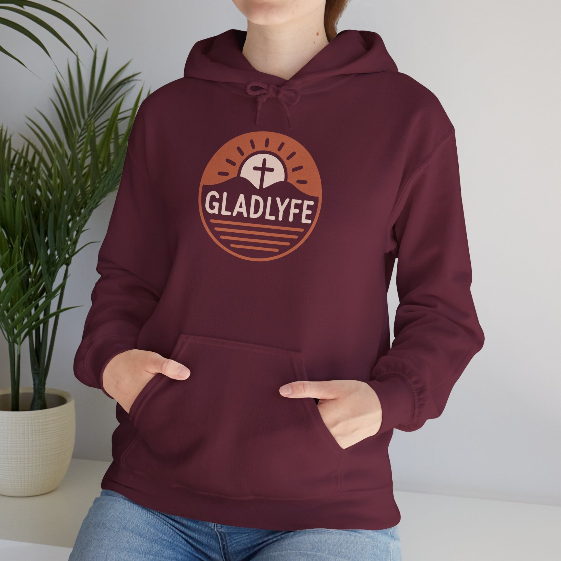 Gladlyfe Unisex Heavy Blend Hooded Sweatshirt, Cozy Gift for Friends, Religious Apparel, Inspirational Hoodie, Everyday Style, Casual [...]