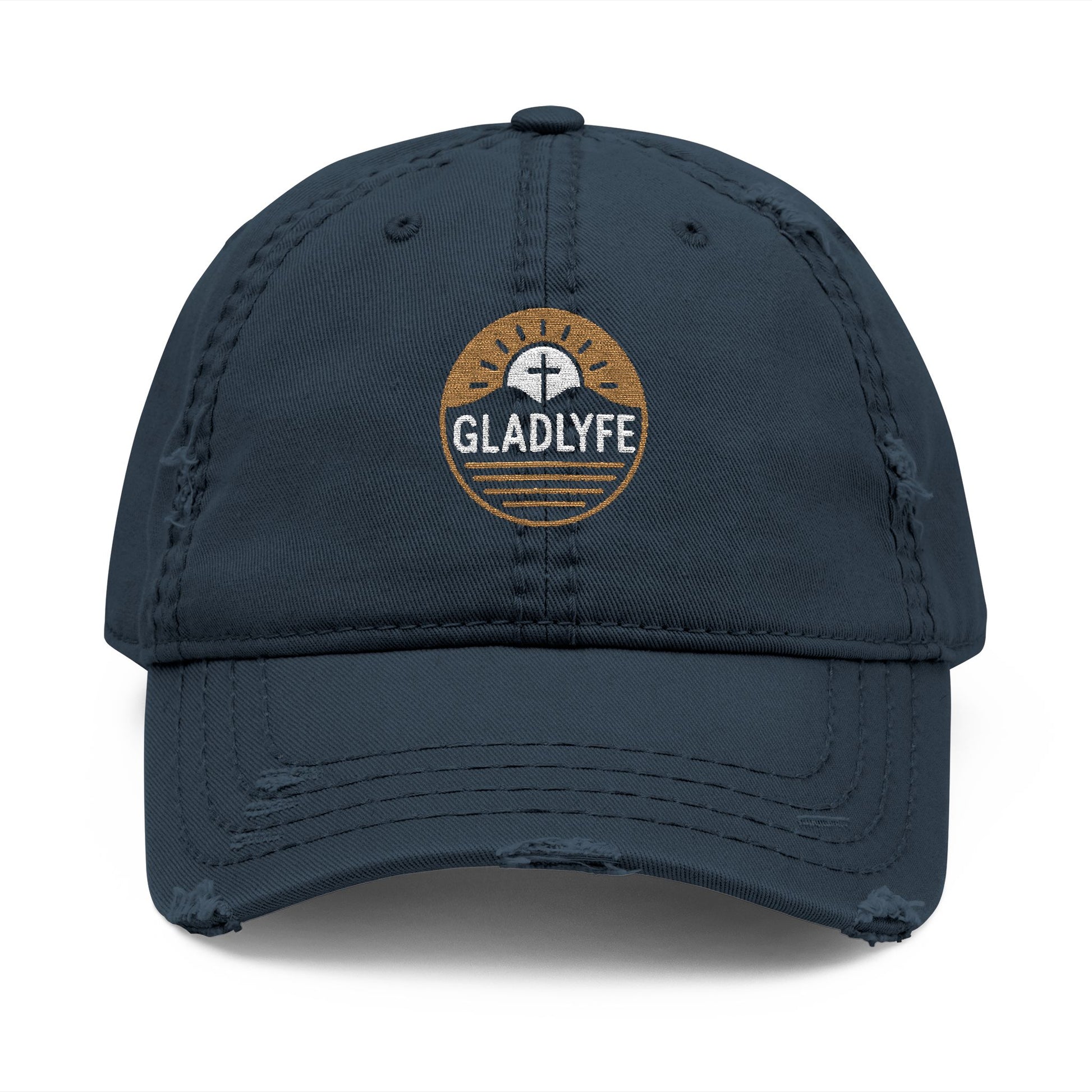 Distressed Dad Hat with Gladlyfe Embroidery | Casual Style Cap for Outdoor Adventures, Gifts for Dads, Trendy Accessory, Summer Hat, [...]