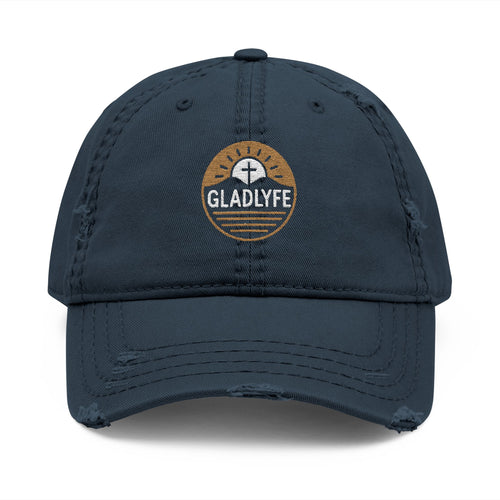 Distressed Dad Hat with Gladlyfe Embroidery | Casual Style Cap for Outdoor Adventures, Gifts for Dads, Trendy Accessory, Summer Hat, [...]